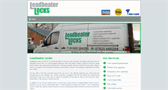Desktop Screenshot of leadbeaterlocks.com